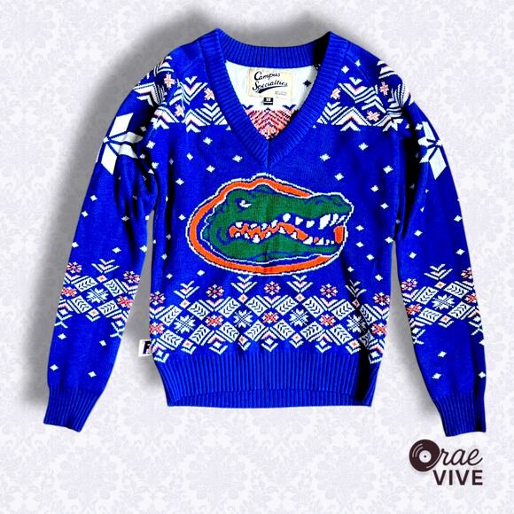 Florida Gators Ugly Christmas Sweater Women's XS – Excellent Pre-Owned - Picture 1 of 5
